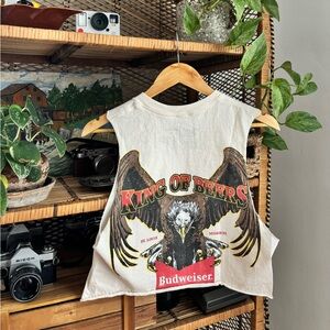 Budweiser Cropped Muscle Tee